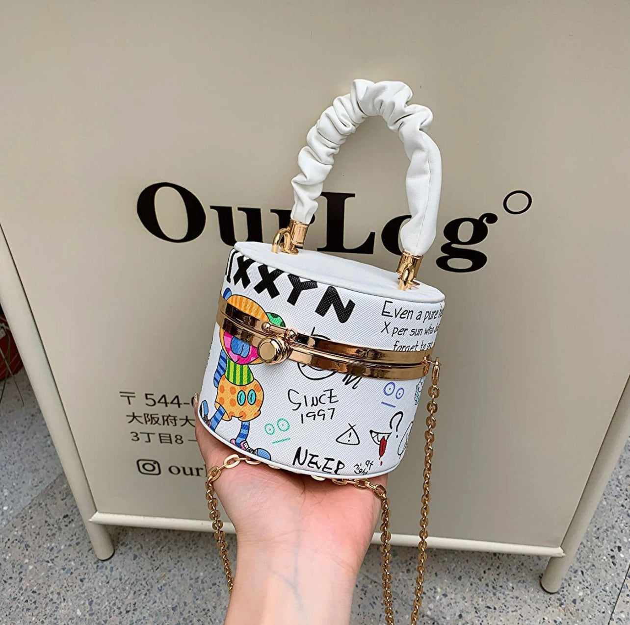 TIFFANY BOX BAG - WHITE