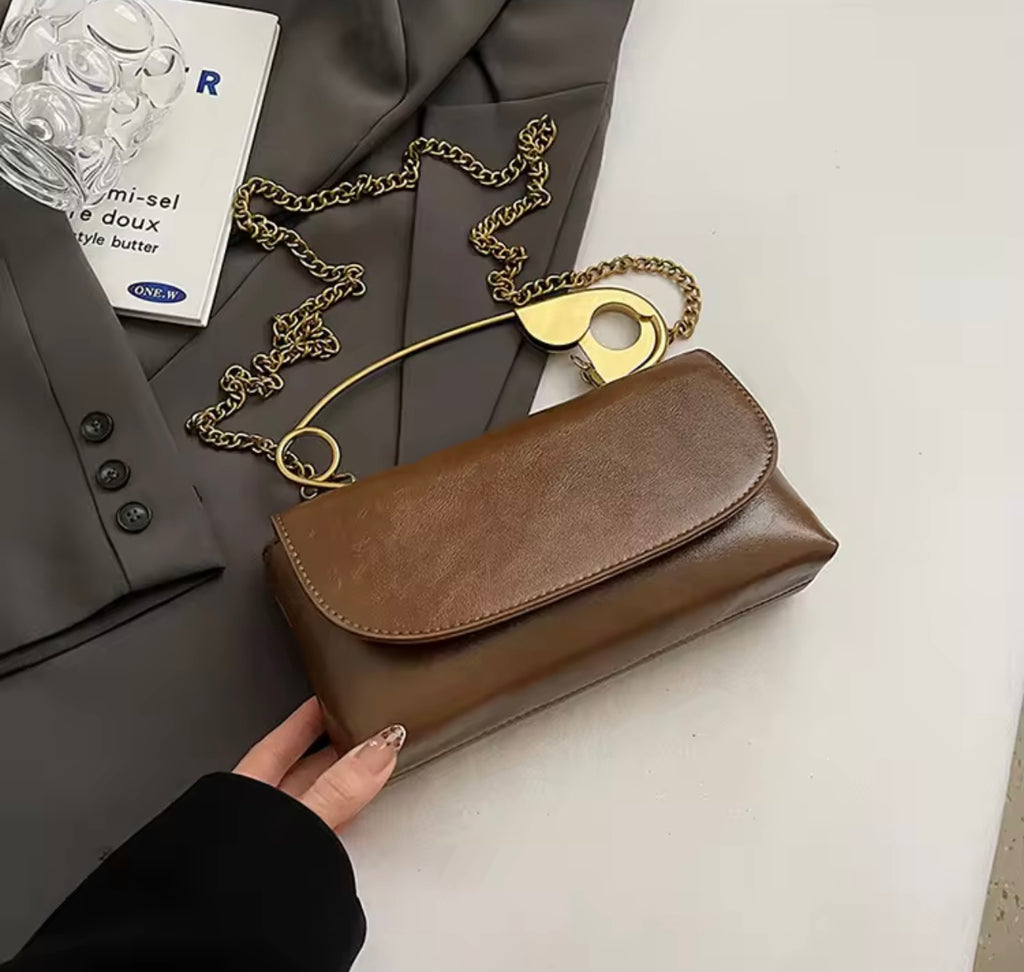 The Bucket bag Sequins - Brown